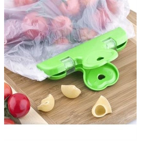 BUFFER® 2li Pratik Torba Paket Ve Poşet Kapatıcı Kilitli Klips Mandal