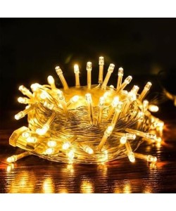 BUFFER® 10 Metre 100 Ledli 8 Fonksiyonlu Dekoratif Lambader Sarı Lamba