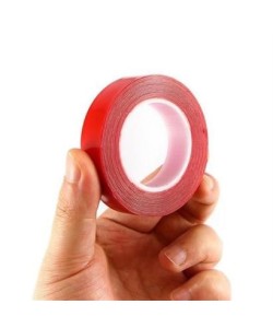 BUFFER® 2 Metre Güçlü Yapışkanlı Çift Taraflı Slikon Pratik Şeffaf Bant