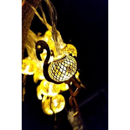 BUFFER® 2 Metre Pilli İnce Tel Led Işık Zinciri Parti Aydınlatma