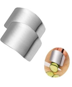 BUFFER® 2li Metal Parmak Koruyucu Hızlı ve Güvenli Kesme Paslanmaz Çelik Koruyucu Aparat