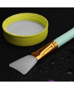 BUFFER® 2li Silikon Temizlemesi Kolay Kullanılabilen Yüz Cilt Bakımı Maske Ve Krem Spatulası