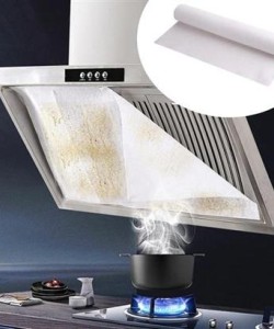 BUFFER® 2li Yağ Emici Duman Önleyici Pratik Mutfak Davlumbaz Koruyucu Dayanıklı Yedek Filtre 45x90cm