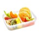 BUFFER® 3 Bölmeli Kilitli Kapaklı 1 Litre Erzak Saklama Kabı LC-510