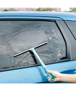 BUFFER® 360 Derece Döner Başlıklı Cam Sil Çok Amaçlı Pratik Cam Ayna Fayans Silme Aparatı