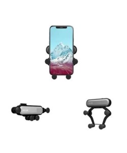 BUFFER® 4 Nokta Destekli Tasarımlı Araç İçi Gümüş Telefon Tutucu