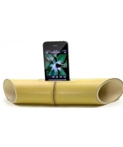 BUFFER® 6 x 1 cm Girişli Kılıflı Bambu Ağacı Akustik Ses Yükseltici Aparat