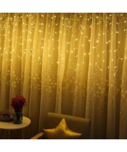 BUFFER® 8 Fonksiyonlu 16 Saçaklı Perde Led 3 x 1 (Günışığı)