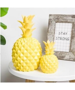 BUFFER® Ananas Şeklinde Desenli Büyük Boy Pilli Masa ve Gece Lambası