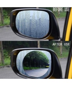 BUFFER® Araç Ayna Yağmur Kaydırıcı ve Cam Buğu Önleyici Film