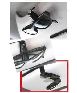 BUFFER® Araç İçi Mandallı Güneş Gözlüğü Kartvizit Tutacağı Klips Aparat