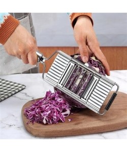 BUFFER® Ayarlanabilir 3 Farklı Başlıklı Tutmalı Sebze Dilimleyici Peynir Rendeleyici Aparat