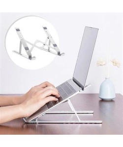 BUFFER® Ayarlanabilir Dizüstü Destek Tabanı Tamamen Katlanabilir Taşınabilir Laptop Yükseltici