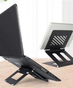 Buffer®  Ayarlanabilir Metal Dizüstü Destek Tabanı Katlanabilir Taşınabilir Laptop Sehpası Standı