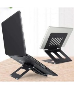 Buffer®  Ayarlanabilir Metal Dizüstü Destek Tabanı Katlanabilir Taşınabilir Laptop Sehpası Standı