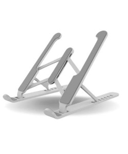 BUFFER® Ayarlanabilir Plastik Dizüstü Destek Tabanı Katlanabilir Taşınabilir Laptop Sehpası Yükselti