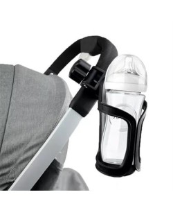 BUFFER® Bebek Arabası Bisiklet Uyumlu Ayarlanabilir Şişe Biberon ve Suluk Tutucu