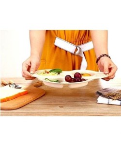 BUFFER® Bebekler İçin Araba Şeklinde Sevimli Mama Tabağı Çocuk Tabldot