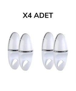 BUFFER® Bornoz Askısı Lüx Milenyum Bornozluk 2 Adet Banyo Bornoz Askılığı