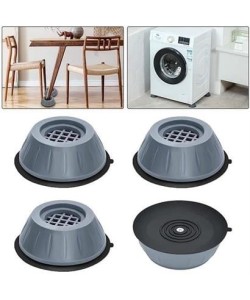 BUFFER® Çamaşır Makinesi Sarsıntı Titreşim Ses Önleyici Kaydırmaz Ayak 4lü Set