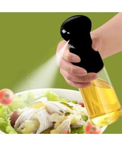 BUFFER®  Çok Amaçlı Cam Şişe Püskürtmeli Dağıtıcı Yağdanlık Limonluk Sirke Sosluk Spreyi Siyah
