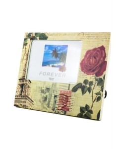 BUFFER® Decotown Dekoratif Desenli Çerçeve Gül Motifli Fotoğraf Çerçevesi