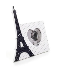 BUFFER® Decotown Dekoratif Eyfel Paris Desenli Ahşap Resim Fotoğraf Çerçevesi Standı