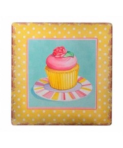 BUFFER® Decotown Duvar Panosu 40*40 Cup Cake Muffin Motifli Duvar Süsü