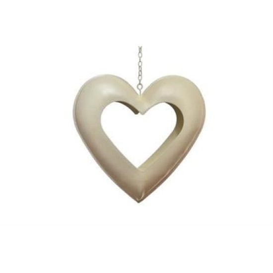 BUFFER® Decotown  Kalp Motifli Metal Mumluk Dekoratif Mum Tutucu Stand