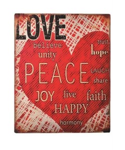 BUFFER® Decotown Kalpli Ahşap Duvar Panosu 40*40 Hediyelik Duvar Süsü