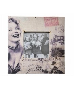 BUFFER® Decotown Marilyn Monroe Tasarım Ahşap Resim Fotoğraf Çerçevesi