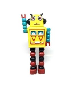 BUFFER® Decotown Nostaljik Sevimli Uzaylı Robot Şeklinde Figür Biblo