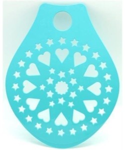 BUFFER® Dekoratif Desenli Pasta Süsleme Şablonu ve Pasta Taşıma Aleti