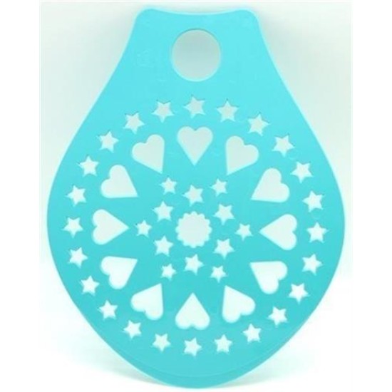 BUFFER® Dekoratif Desenli Pasta Süsleme Şablonu ve Pasta Taşıma Aleti