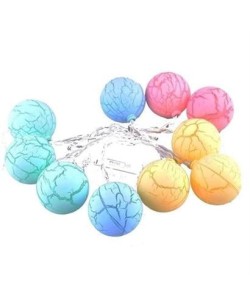 BUFFER® Dekoratif Minik 10 Toplu Ledli  Dekoratif Dolama Renkli Led