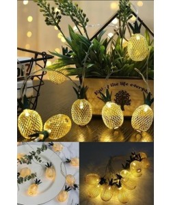 BUFFER® Dekoratif Pilli Pineapple Ananas Pilli Şerit Led Işık (1 Metre)
