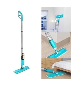 BUFFER® Döner Başlıklı Spreyli Mop Parke Ahşap Fayans Temizleyici Su Hazneli Sihirli Paspas