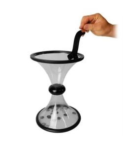 BUFFER® Eğlenceli Huni Şeklinde İlginç Şeffaf Para Biriktirme Kumbarası