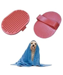 BUFFER® Ergonomik Masajlı Evcil Hayvan Kedi Köpek Yıkama Fırçası Aparatı