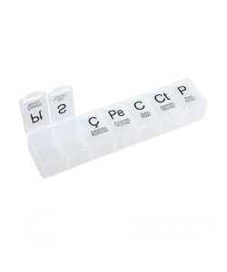 BUFFER® Haftalık Günlük İlaç Saklama Kutusu 7 Günlük İlaç  Saklama Kabı