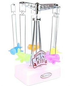 BUFFER® Hareketli Uçaklı Kurmalı Hediyelik Küçük Müzik Kutusu Aleti