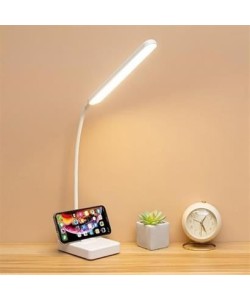 BUFFER® İnce Uzun USBli Dokunmatik 3 Kademeli 360 Derece Özel Göz Korumalı led Lityum Masa Lambası