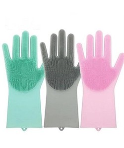 BUFFER® Isıya Dayanıklı Pratik Sihirli Silikon Bulaşık Yıkama Eldiveni