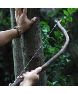 BUFFER® Karavanda ,Kampda  Taşınabilir Mini  Zincir  Cep Testeresi Dişli Tel Ahşap Plastik Metal Kes