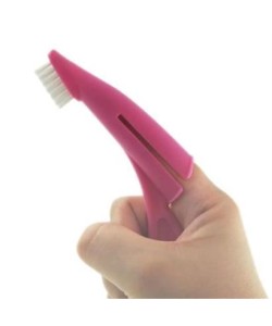 BUFFER®  Kedi ve Köpek Parmak Geçmeli Diş Bakım Fırçası Evcil Hayvan Diş Tartar Plak Temizleme