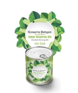 BUFFER® Konserve Bahçem Evde Konservede Sakız Kabak Yetiştirme Kiti