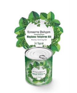 BUFFER® Konserve Bahçem Evde Konservede İri Maydanoz Yetiştirme Kiti