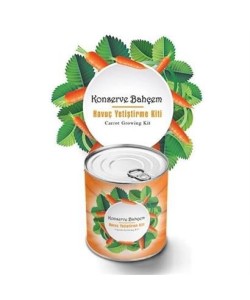 BUFFER® Konserve Bahçem Evde Konservede Havuç Yetiştirme Büyütme Kiti