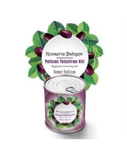 BUFFER® Konserve Bahçem Evde Konservede  Kemer PatlıcanYetiştirme Kiti