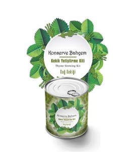 BUFFER® Konserve Bahçem Evde Konservede Kekik Dağ Kekiği Yetiştirme Kiti